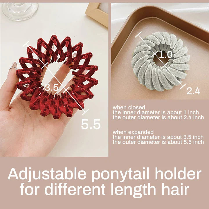 Stylish Bird's Nest Hair Clips – 3-Piece Set