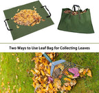 Foldable Garden Waste Bag – Sturdy Collection Bag for Leaves and Garden Waste