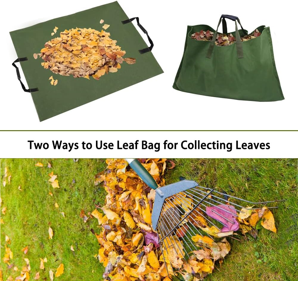 Foldable Garden Waste Bag – Sturdy Collection Bag for Leaves and Garden Waste