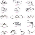 Metal Puzzle Ring Set