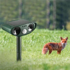 Solar Power Ultrasonic Pest Repeller Infrared Sensor Waterproof Animal Repellent