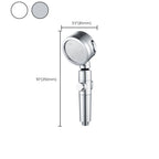 Modern Shower Head Adjustable Spray Pattern Rotatable Round Hand Shower
