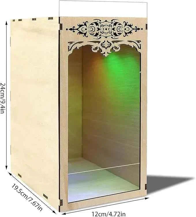 Blank Diorama Kit with LED Light and Dust Cover