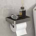 Modern Bathroom Hardware Set Paper Holder Towel Bar Bathroom Accessory Set