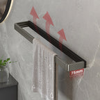 Modern Bathroom Hardware Set Paper Holder Towel Bar Bathroom Accessory Set