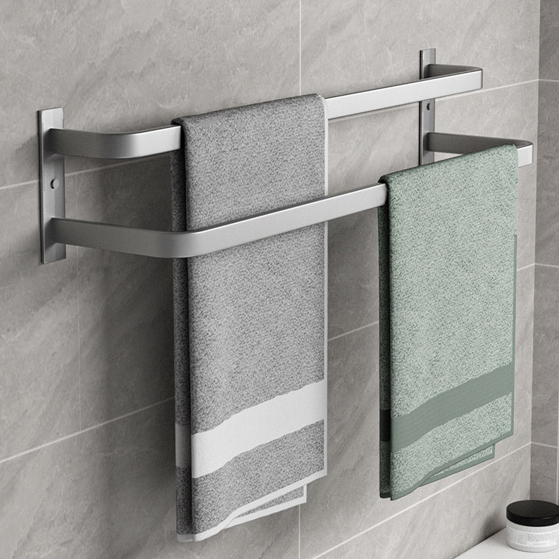 Modern gray bathroom hardware set towel rack paper holder bathroom accessory set