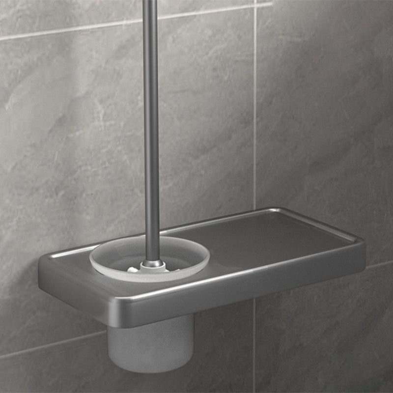 Modern gray bathroom hardware set towel bar paper holder bathroom accessory set