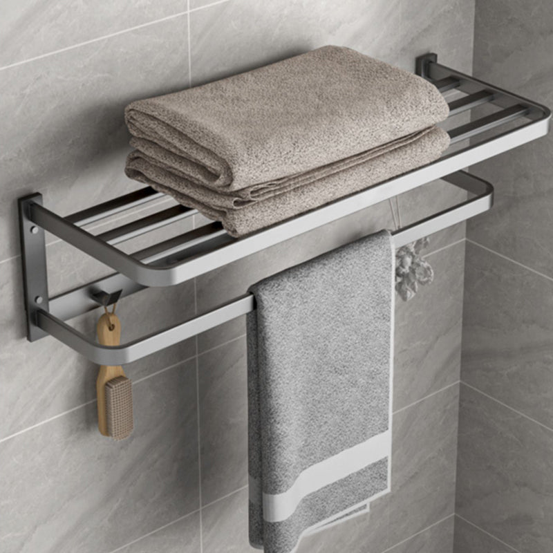 Modern gray bathroom hardware set towel bar paper holder bathroom accessory set