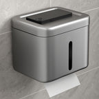 Modern gray bathroom hardware set towel bar paper holder bathroom accessory set