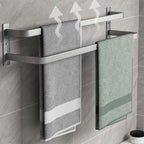 Modern gray bathroom hardware set towel bar paper holder bathroom accessory set