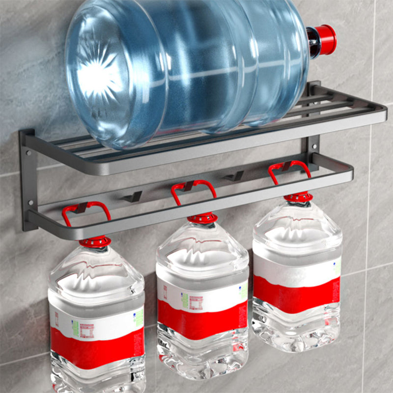 Modern gray bathroom hardware set towel bar paper holder bathroom accessory set