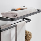 Modern Bathroom Accessories Set Black Towel Bar Paper Holder Bathroom Accessories Kit