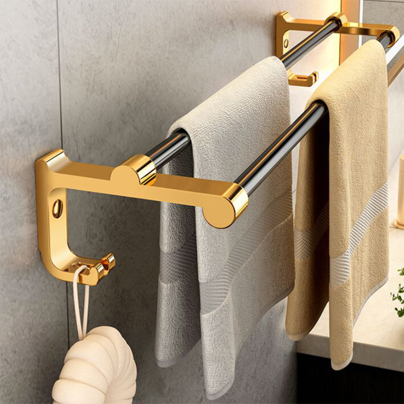 Modern Bathroom Accessories Set Paper Holder Towel Bar Black Bathroom Accessories Set