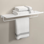 Modern White Bathroom Accessory Set Bathroom Shelf Paper Holder Bathroom Accessory Kit