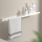 Modern White Bathroom Accessory Set Bathroom Shelf Paper Holder Bathroom Accessory Kit