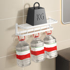 Modern White Bathroom Accessory Set Bathroom Shelf Paper Holder Bathroom Accessory Kit