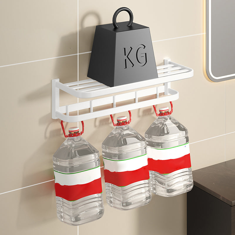 Modern White Bathroom Accessory Set Bathroom Shelf Paper Holder Bathroom Accessory Kit