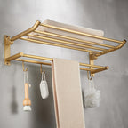 Modern Bathroom Accessory Set Paper Holder Bathroom Shelf Gold Bathroom Fittings Set