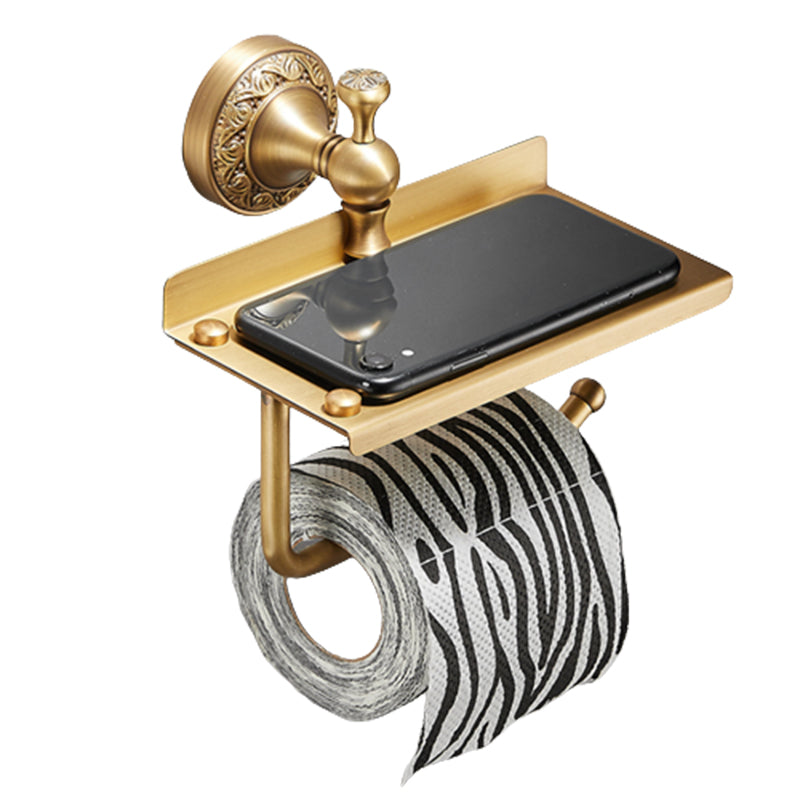 Modern Bathroom Accessory Set Paper Holder Bathroom Shelf Gold Bathroom Fittings Set