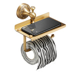 Modern Bathroom Accessory Set Paper Holder Bathroom Shelf Gold Bathroom Fittings Set