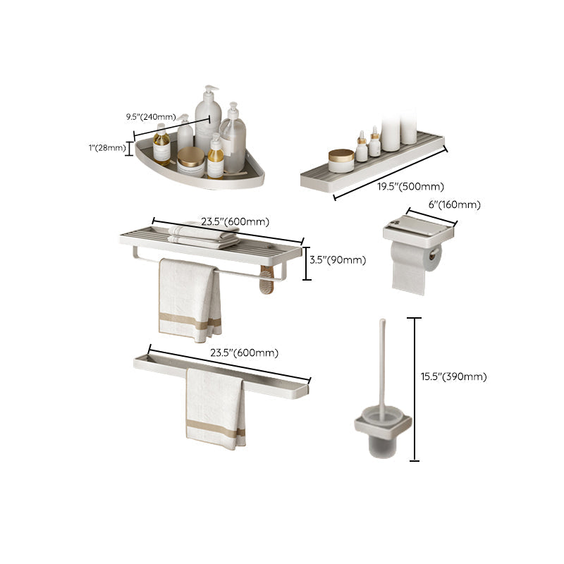 Modern Bathroom Accessories Set Paper Holder Bathroom Shelf Bathroom Accessories Kit