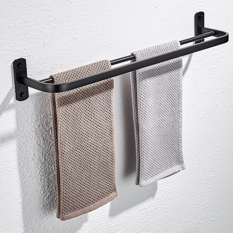 Modern black bathroom accessories set towel holder bathroom shelf bathroom faucet set