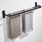 Modern black bathroom accessory set towel holder bathroom shelf bathroom faucet set
