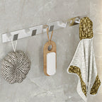 Modern Bathroom Accessories Set Silver Bathroom Shelf Towel Holder Bathroom Accessories Kit