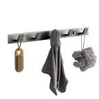 Modern Gray Bathroom Accessory Kit Paper Holder Bath Shelf Bathroom Hardware Set