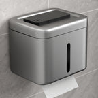 Modern Gray Bathroom Accessory Kit Paper Holder Bath Shelf Bathroom Hardware Set