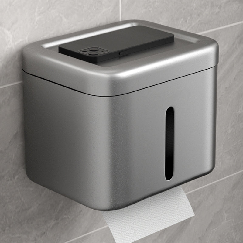 Modern Gray Bathroom Accessory Kit Paper Holder Bath Shelf Bathroom Hardware Set