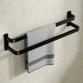 Modern Bathroom Set Towel Bar Paper Holder Black Bathroom Accessory Set