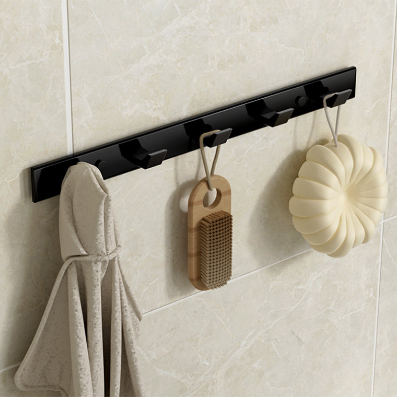 Modern Bathroom Set Towel Bar Paper Holder Black Bathroom Accessory Set