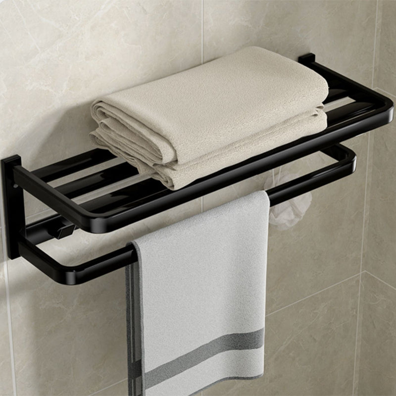Modern Bathroom Set Towel Bar Paper Holder Black Bathroom Accessory Set