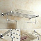 Modern Bathroom Accessory Set Paper Holder Towel Bar Stainless Steel Bathroom Set