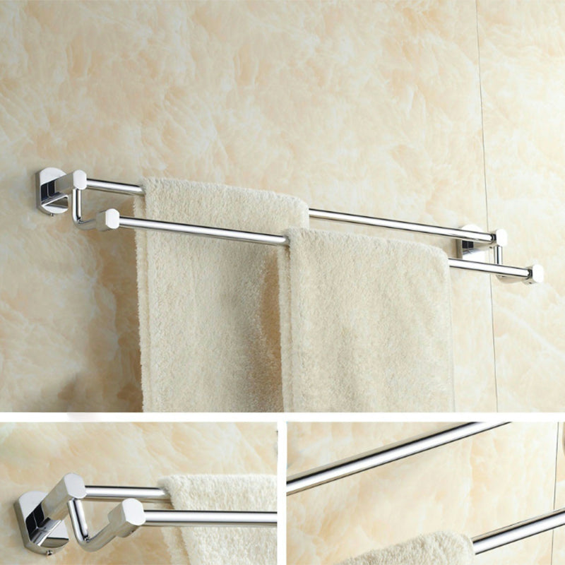 Modern bathroom accessory set paper holder towel bar stainless steel bathroom set