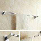 Modern bathroom accessory set paper holder towel bar stainless steel bathroom set
