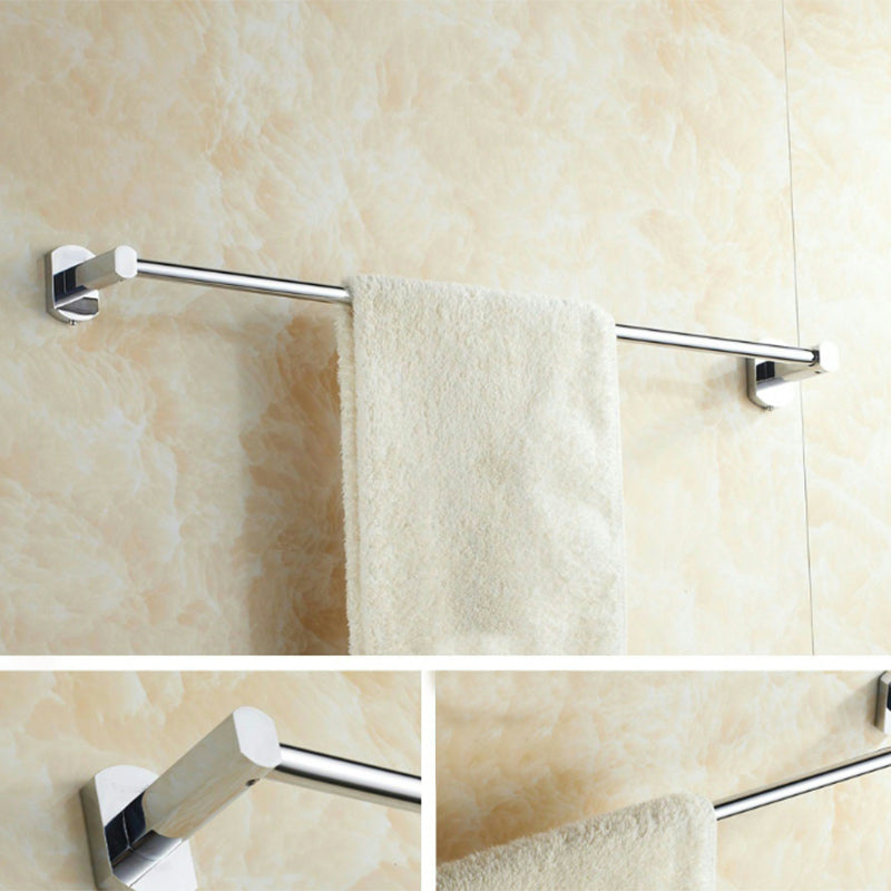 Modern bathroom accessory set paper holder towel bar stainless steel bathroom set