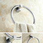 Modern bathroom accessory set paper holder towel bar stainless steel bathroom set