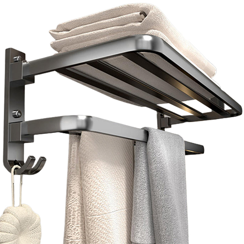 Modern Bathroom Accessory Set Towel Bar Paper Holder Gray Bathroom Accessory Set