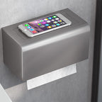 Modern Bathroom Accessory Set Towel Bar Paper Holder Gray Bathroom Accessory Set