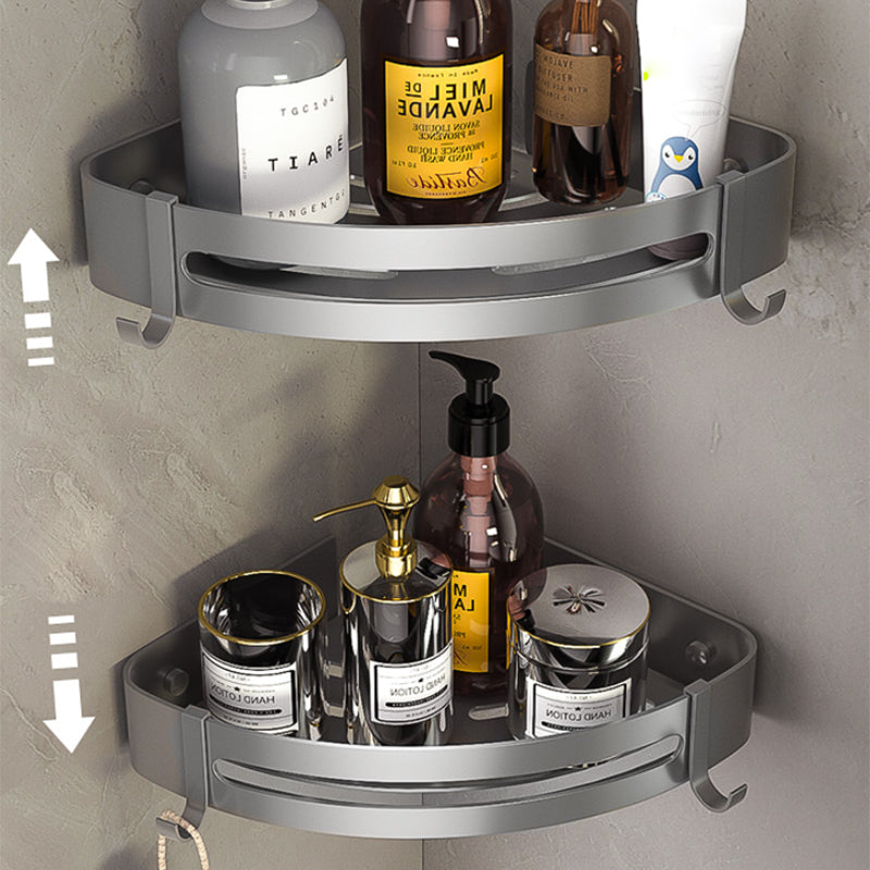 Modern Bathroom Accessory Set Towel Bar Paper Holder Gray Bathroom Accessory Set