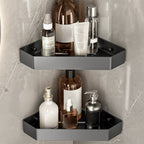 Modern bathroom accessory set Bathroom shelf Towel bar gray bathroom accessory set