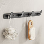 Modern bathroom accessory set Bathroom shelf Towel bar gray bathroom accessory set