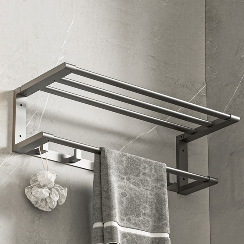 Modern bathroom accessory set Bathroom shelf Towel bar gray bathroom accessory set