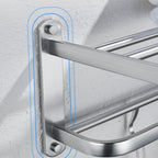 Modern Bathroom Set Tissue Holder Bath Shelf Stainless Steel Bathroom Accessory Set