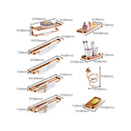 6-piece Bathroom Accessory Set Vintage Brass Bath Hardware Set