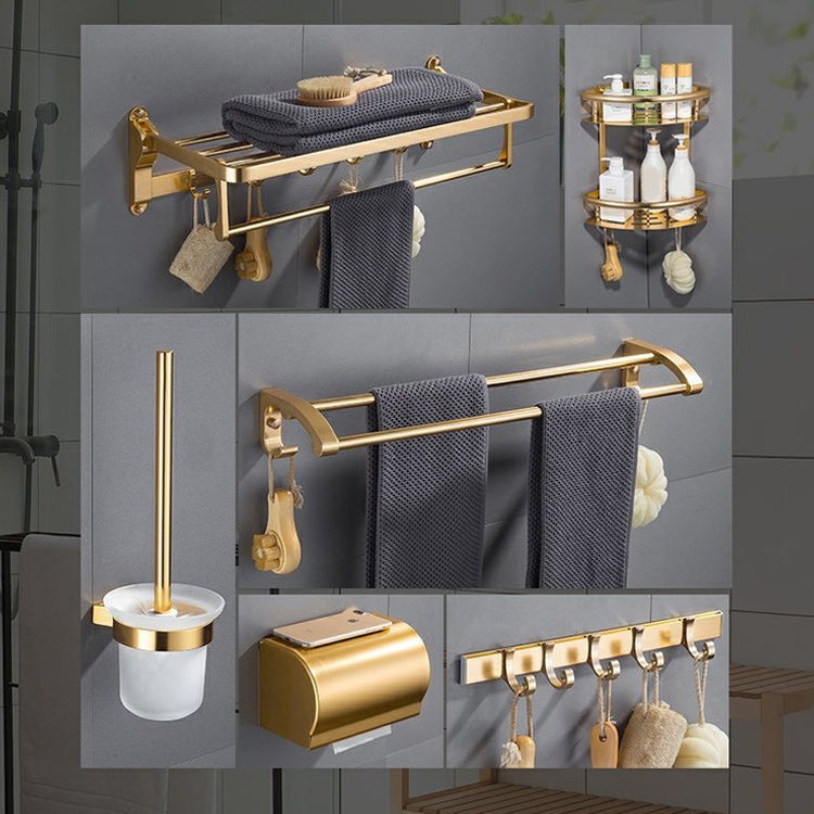 Gold 7-piece Bathroom Accessory Set Vintage Bathroom Accessory Set