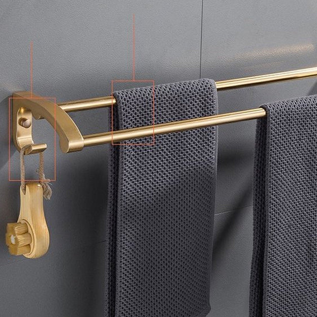 Gold 7-piece Bathroom Accessory Set Vintage Bathroom Accessory Set