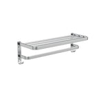 7-piece Bathroom Accessory Set Modern Aluminum Bathroom Set in Silver